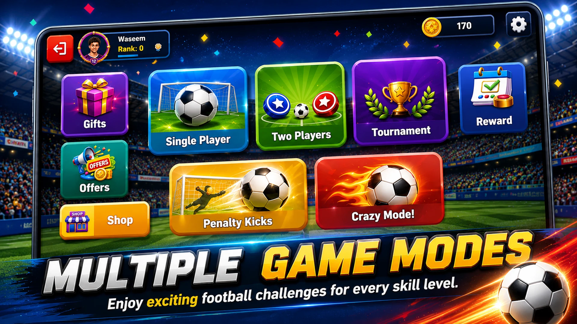 Soccer Game: Football Star screenshot